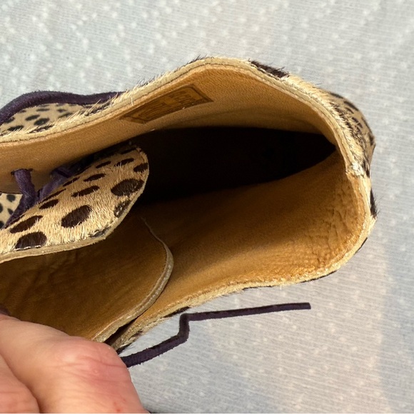 Fluevog Arc Rainbow Clog – Pelo Baby Leopard Cheetah, Size 8 (New & Unworn!) - Picture 13 of 14